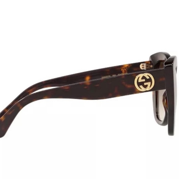 Gucci Tortoise Shell Sunglasses#GG0327S - Picture 4 of 4